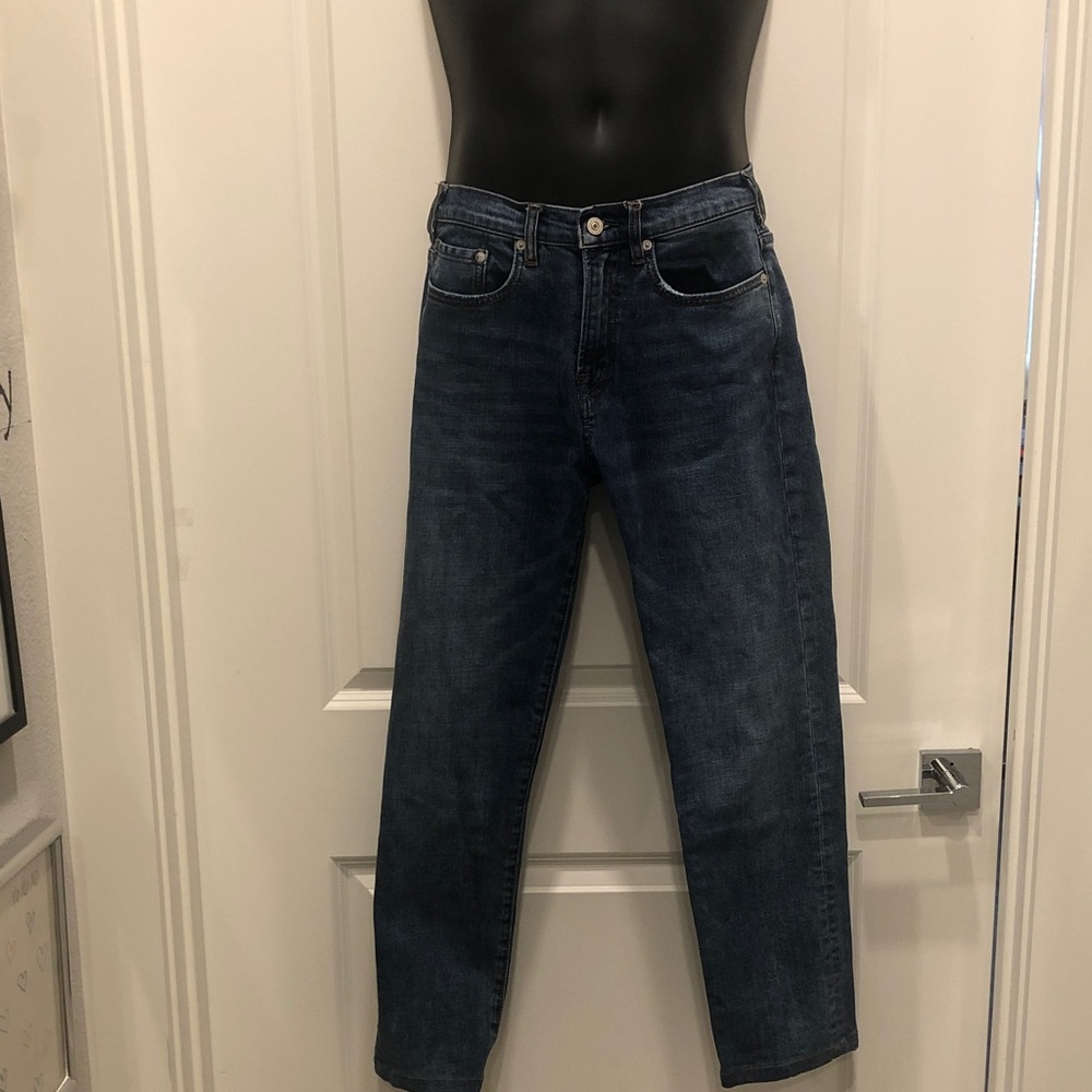 PS by Paul Smith crosshatch stretch Straight Leg Jeans, like new, size 28